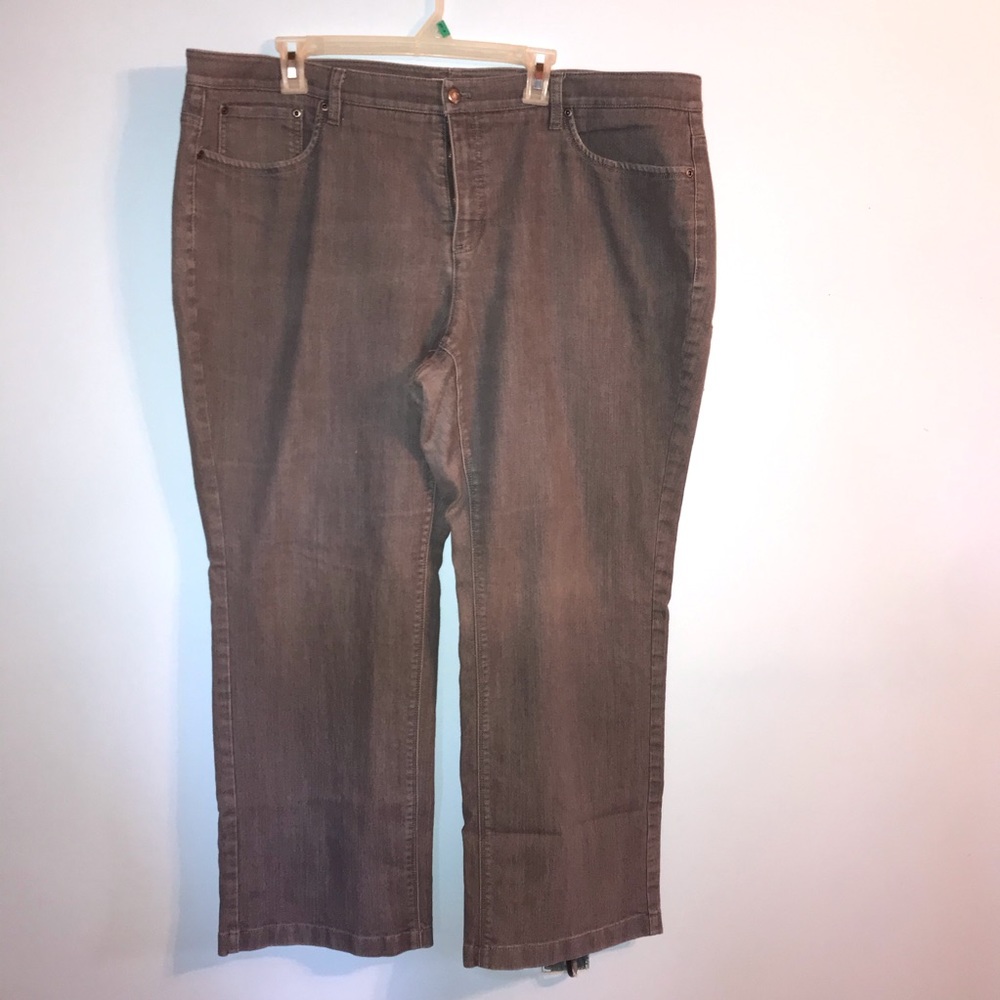 Jones New York Plus Size Gray Jeans